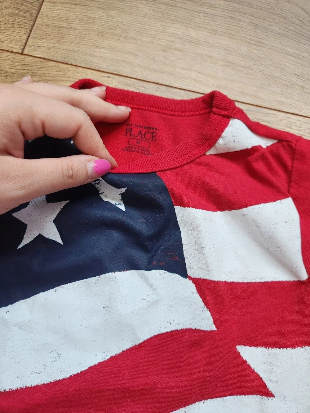 4t Boots American Flag tee Shirt